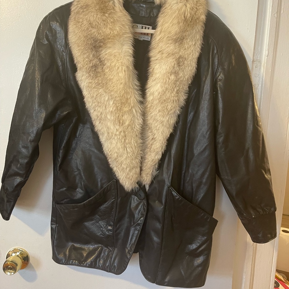 Leather jacket